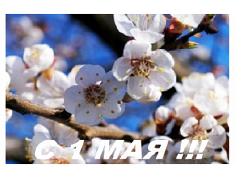 С 1 Мая! С 1 Мая!